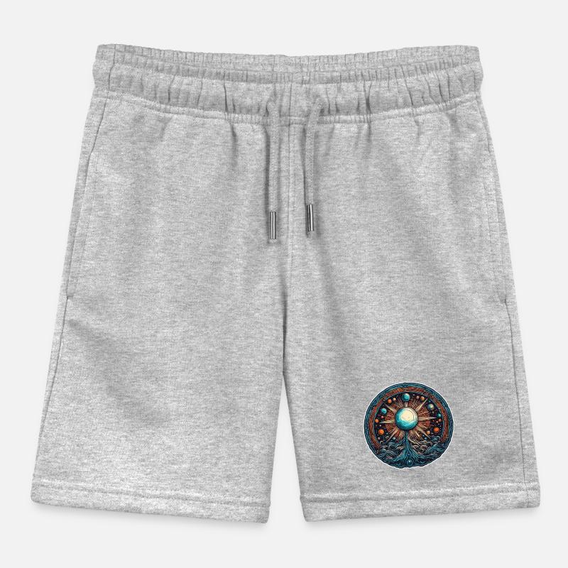 Solar System / Planets / Universe / Space / Earth Kids Organic Sweat Shorts by Stanley/Stella