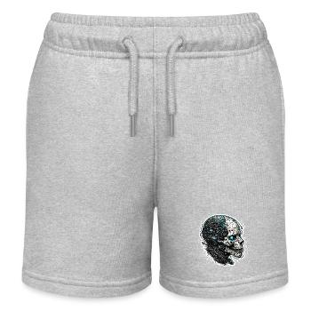 Terminateur - Short de jogging enfant bio Stanley/Stella - gris chiné - Devant