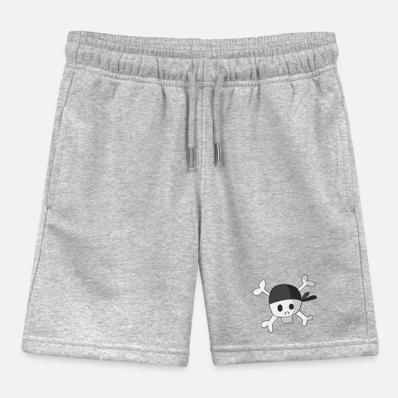 pirate Kids Organic Sweat Shorts by Stanley/Stella