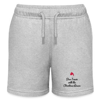 Christmas - Kids Organic Sweat Shorts by Stanley/Stella - heather grey - Front