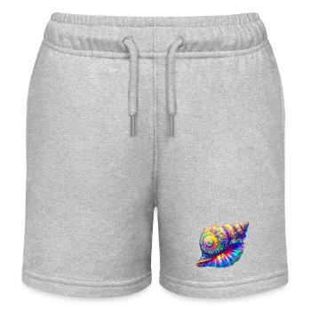 Muschel - Kinder Organic Joggingshorts Mini Bolter von Stanley/Stella - Grau meliert - Vorne