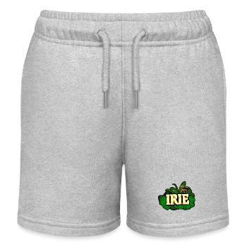 Reggae Irie - Short de jogging enfant bio Stanley/Stella - gris chiné - Devant