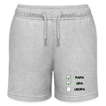 OPA Checklist - Kids Organic Sweat Shorts by Stanley/Stella - heather grey - Front