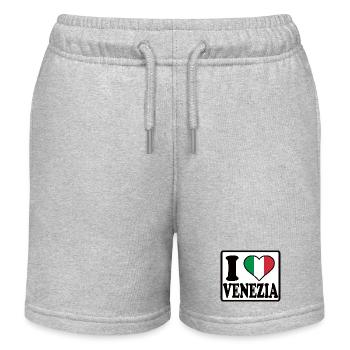 J’adore Venise - Short de jogging enfant bio Stanley/Stella - gris chiné - Devant