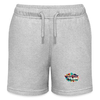 Bowling / Quilles / Bowling / Pin / Strike - Short de jogging enfant bio Stanley/Stella - gris chiné - Devant