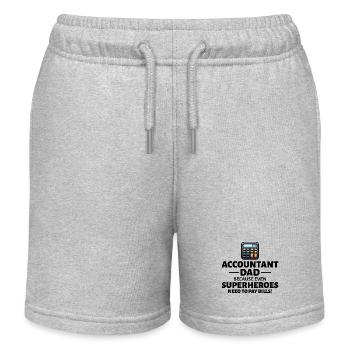 Buchhalter Vater Buchhaltung Finanzen Finanzen Lustig - Kinder Organic Joggingshorts Mini Bolter von Stanley/Stella - Grau meliert - Vorne