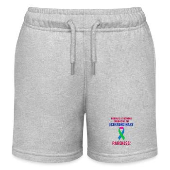 La sensibilisation aux maladies rares embrasse l’extraordinaire - Short de jogging enfant bio Stanley/Stella - gris chiné - Devant