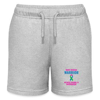 Krieger für seltene Krankheiten stärkt das Bewusstsein - Kinder Organic Joggingshorts Mini Bolter von Stanley/Stella - Grau meliert - Vorne