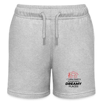 Innenarchitekt Dekorationsdesign Profi - Kinder Organic Joggingshorts Mini Bolter von Stanley/Stella - Grau meliert - Vorne