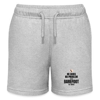 Pieds nus Ski nautique Sports extrêmes Pieds nus - Short de jogging enfant bio Stanley/Stella - gris chiné - Devant