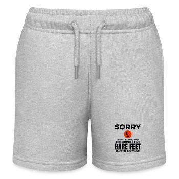 Pieds nus Ski nautique Sports extrêmes Pieds nus - Short de jogging enfant bio Stanley/Stella - gris chiné - Devant