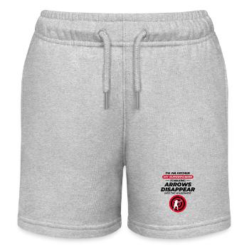Tir à l’arc Cibles Archer Bullseye Tir Sport - Short de jogging enfant bio Stanley/Stella - gris chiné - Devant
