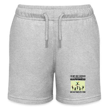 Pom-pom girl Cheerleading Girl Cheering Cheer Squad - Short de jogging enfant bio Stanley/Stella - gris chiné - Devant