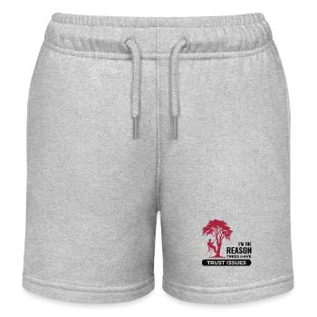Arboriste Arboriste Chirurgien Grimpeur Grimpeur Tondeuse - Short de jogging enfant bio Stanley/Stella - gris chiné - Devant