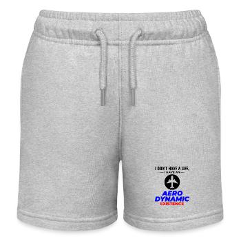 Luft- und Raumfahrtingenieur Flugmechaniker Flugzeug Flugzeug - Kinder Organic Joggingshorts Mini Bolter von Stanley/Stella - Grau meliert - Vorne