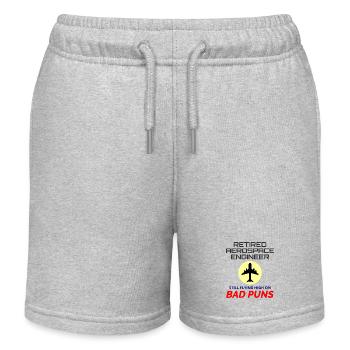 Luft- und Raumfahrtingenieur im Ruhestand, Flugmechaniker, Flugzeug - Kinder Organic Joggingshorts Mini Bolter von Stanley/Stella - Grau meliert - Vorne