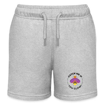 Lucioles Firefly Lightning Bug Insect Collector - Short de jogging enfant bio Stanley/Stella - gris chiné - Devant