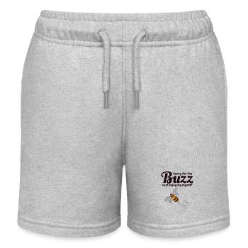 Honigbiene Imker Imkerei Insektensammler - Kinder Organic Joggingshorts Mini Bolter von Stanley/Stella - Grau meliert - Vorne