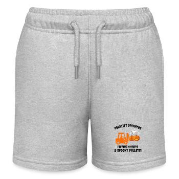 Halloween Ghost Forklift Operator Pumpkin Lifter - Short de jogging enfant bio Stanley/Stella - gris chiné - Devant