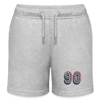 JAHRESTAG. ALLES GUTE ZUM GEBURTSTAG. ALLES GUTE ZUM GEBURTSTAG - Kinder Organic Joggingshorts Mini Bolter von Stanley/Stella - Grau meliert - Vorne