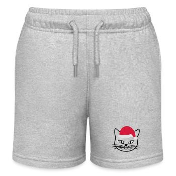 Nikolaus Kitteh - Kinder Organic Joggingshorts Mini Bolter von Stanley/Stella - Grau meliert - Vorne