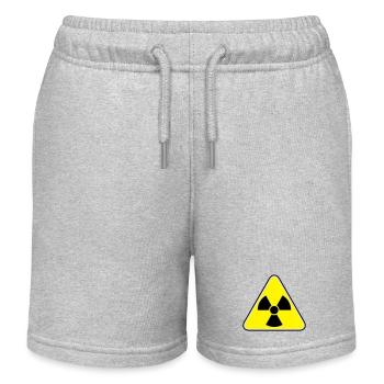 radioaktiv - Kinder Organic Joggingshorts Mini Bolter von Stanley/Stella - Grau meliert - Vorne