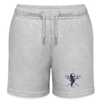Hippocampe Trident Plongée Sous Marine - Short de jogging enfant bio Stanley/Stella - gris chiné - Devant