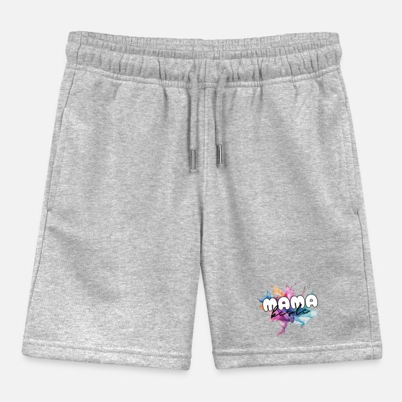 Beste Mama, Muttertag, Mutter, Mami, Supermama Kinder Organic Joggingshorts Mini Bolter von Stanley/Stella