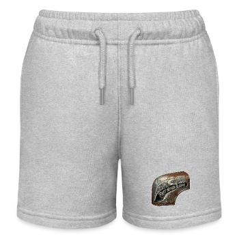 Rost nie schläft Metallkunst - Kinder Organic Joggingshorts Mini Bolter von Stanley/Stella - Grau meliert - Vorne