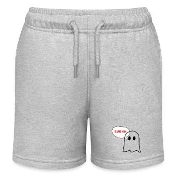 Expressive comic idiom - Kids Organic Sweat Shorts by Stanley/Stella - heather grey - Front