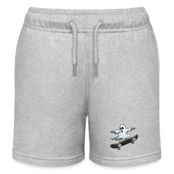 Geist Skateboard - Kinder Organic Joggingshorts Mini Bolter von Stanley/Stella - Grau meliert - Vorne