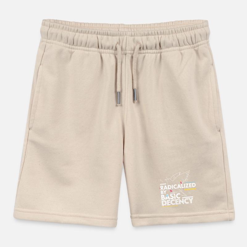 Radicalized by Basic Decency Statement Design Kinder Organic Joggingshorts Mini Bolter von Stanley/Stella
