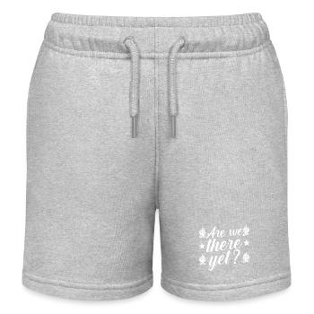Camping Bonfire Camp Life Forest Camper - Kids Organic Sweat Shorts by Stanley/Stella - heather grey - Front