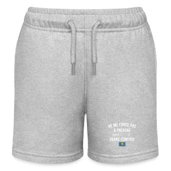 Ne Me Force Pas A Prendre Mon Accent Franc Comt... - Short de jogging enfant bio Stanley/Stella - gris chiné - Devant