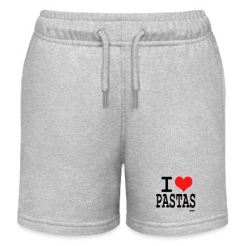 pastas - Kids Organic Sweat Shorts by Stanley/Stella - heather grey - Front