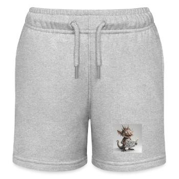 GolaGola - Kinder Organic Joggingshorts Mini Bolter von Stanley/Stella - Grau meliert - Vorne
