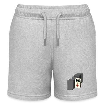UNSER KOMFORT - Kinder Organic Joggingshorts Mini Bolter von Stanley/Stella - Grau meliert - Vorne