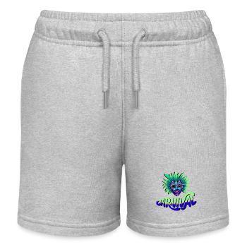 Masque de carnaval - Short de jogging enfant bio Stanley/Stella - gris chiné - Devant