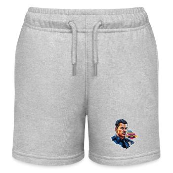 Polizei / Einsatz / Beruf / Job / Einsatzkräfte - Kinder Organic Joggingshorts Mini Bolter von Stanley/Stella - Grau meliert - Vorne