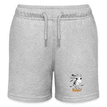 Vache Halloween Mooo - Short de jogging enfant bio Stanley/Stella - gris chiné - Devant