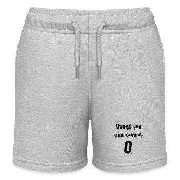 Things You Can Control Zero - Kinder Organic Joggingshorts Mini Bolter von Stanley/Stella - Grau meliert - Vorne