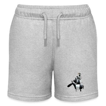 Stadtmusikanten "Funny" - Kinder Organic Joggingshorts Mini Bolter von Stanley/Stella - Grau meliert - Vorne
