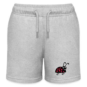 coccinelle - Short de jogging enfant bio Stanley/Stella - gris chiné - Devant