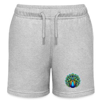 Paon - Short de jogging enfant bio Stanley/Stella - gris chiné - Devant