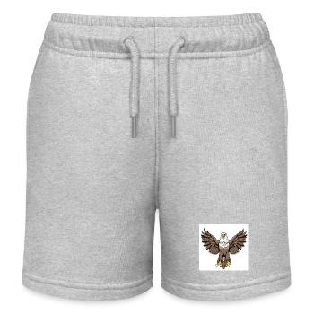 Aigle - Short de jogging enfant bio Stanley/Stella - gris chiné - Devant
