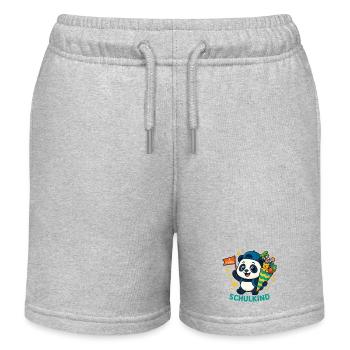 Schulkind 2026 Einschulung 2026 1. Klasse 26 - Kinder Organic Joggingshorts Mini Bolter von Stanley/Stella - Grau meliert - Vorne