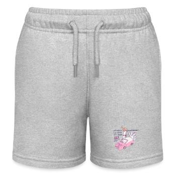 Who needs valentines day? - Kinder Organic Joggingshorts Mini Bolter von Stanley/Stella - Grau meliert - Vorne