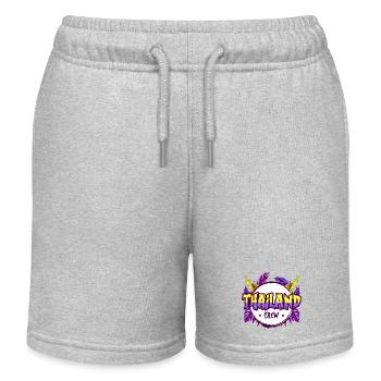 Thailand Crew Bunt - Kinder Organic Joggingshorts Mini Bolter von Stanley/Stella - Grau meliert - Vorne