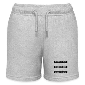 I'd Rather Be At A Concert Lustig Musik Konzert - Kinder Organic Joggingshorts Mini Bolter von Stanley/Stella - Grau meliert - Vorne