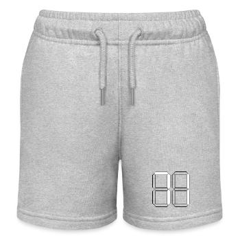 NUMBER 71 Seventy-One Gift Digital - Kids Organic Sweat Shorts by Stanley/Stella - heather grey - Front